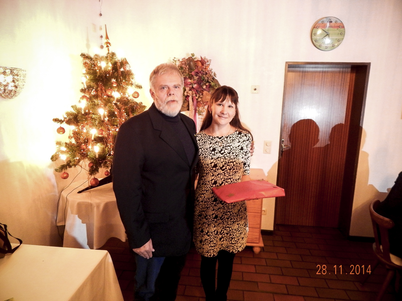 Светлана с директором немецкой школы